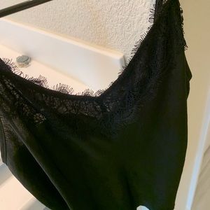 Avec Les Filles Black Tank size Small